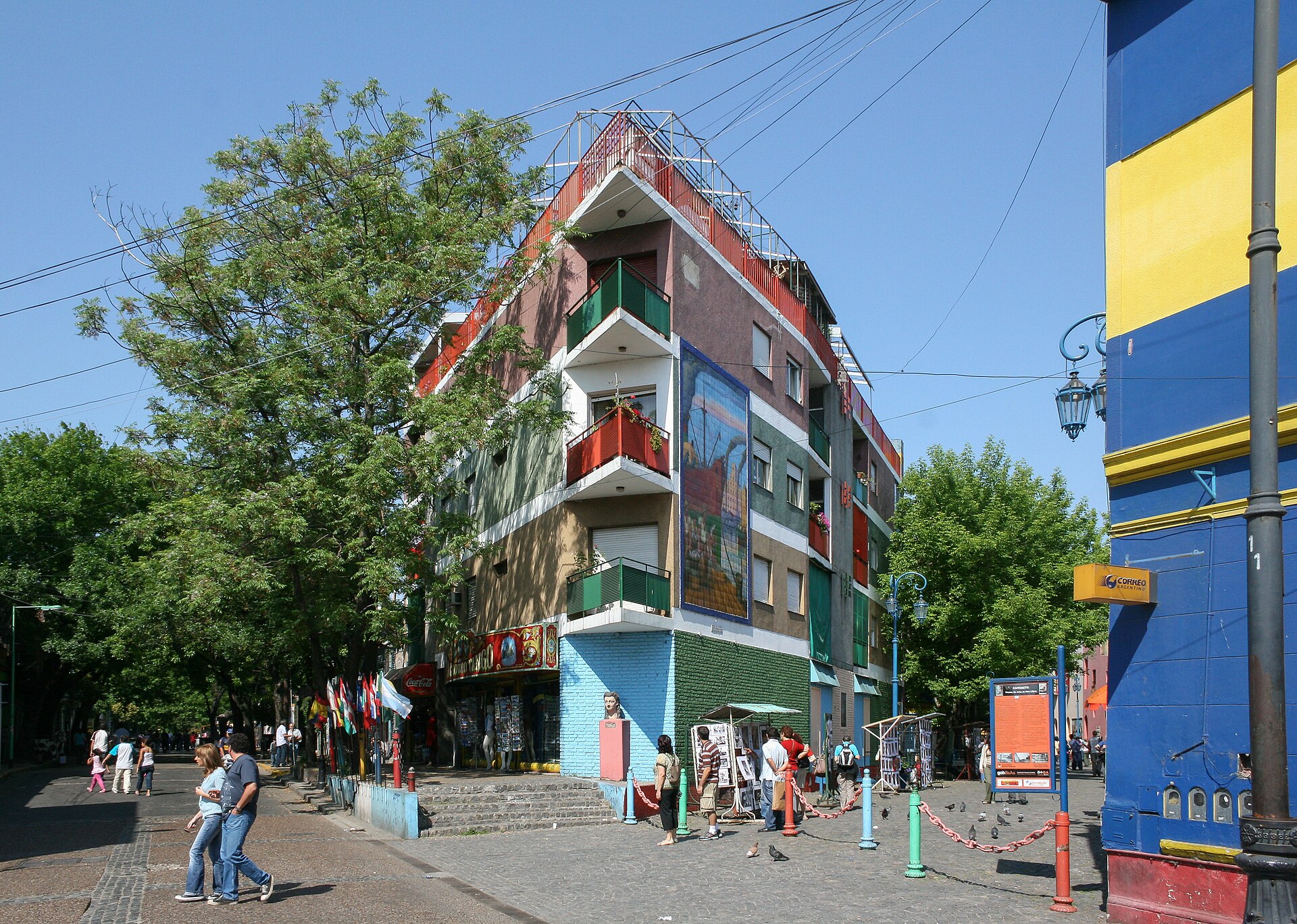 Caminito en La Boca con sus casas coloridas, Buenos Aires