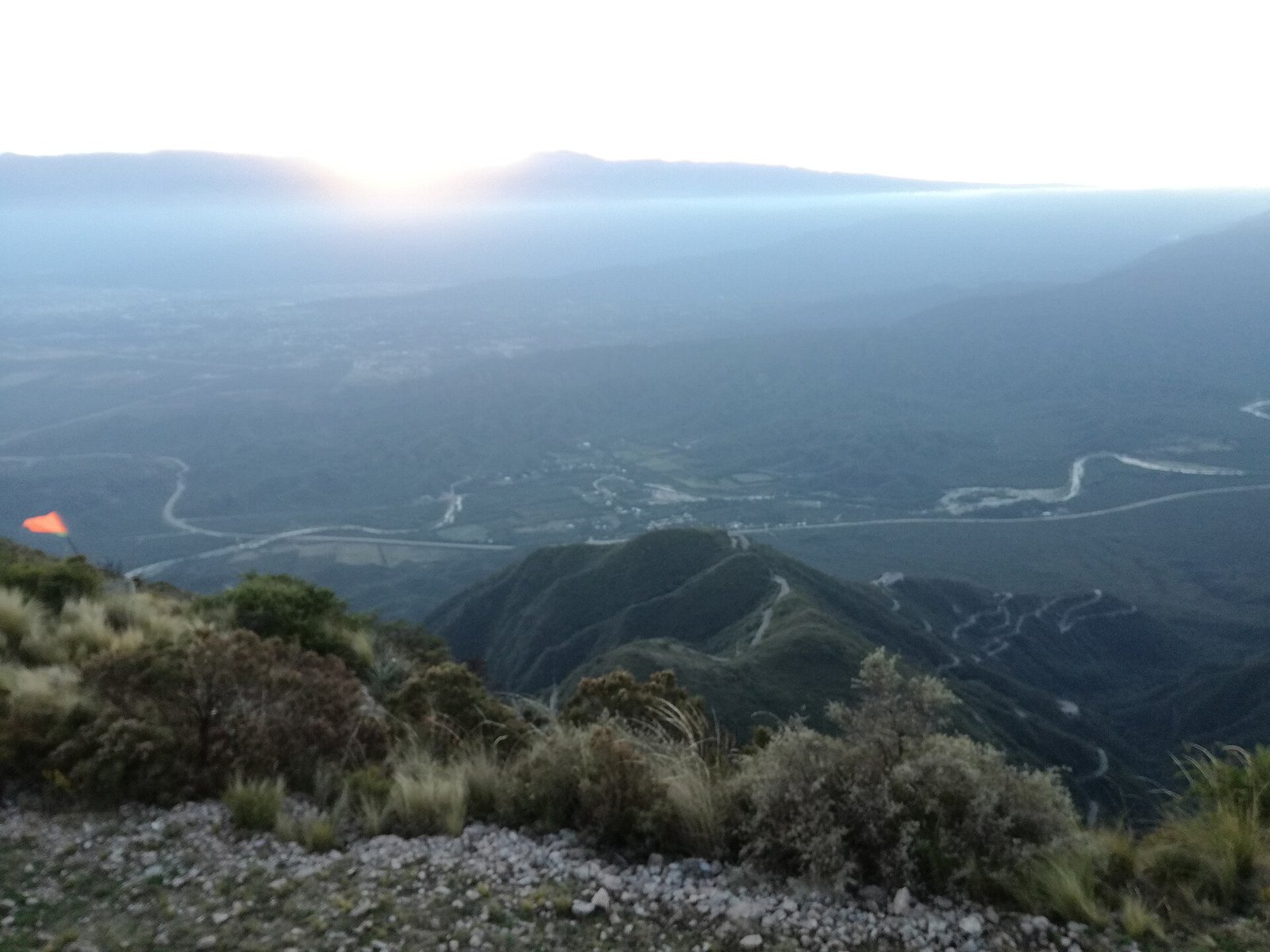 Vista del Valle de Catamarca desde el mirador de la Cuesta del Portezuelo