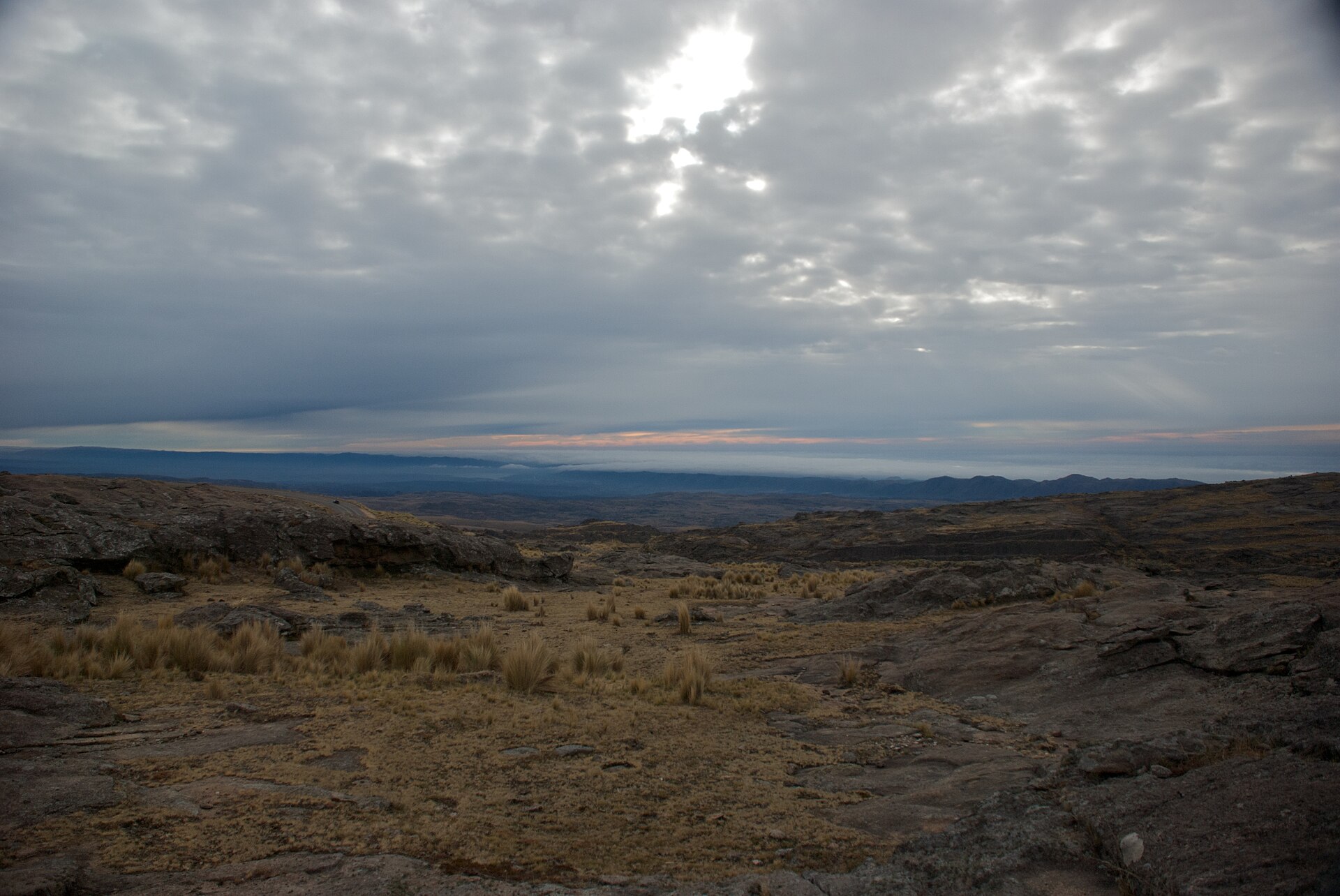 Quebrada del Condorito con sus paredones de 800m