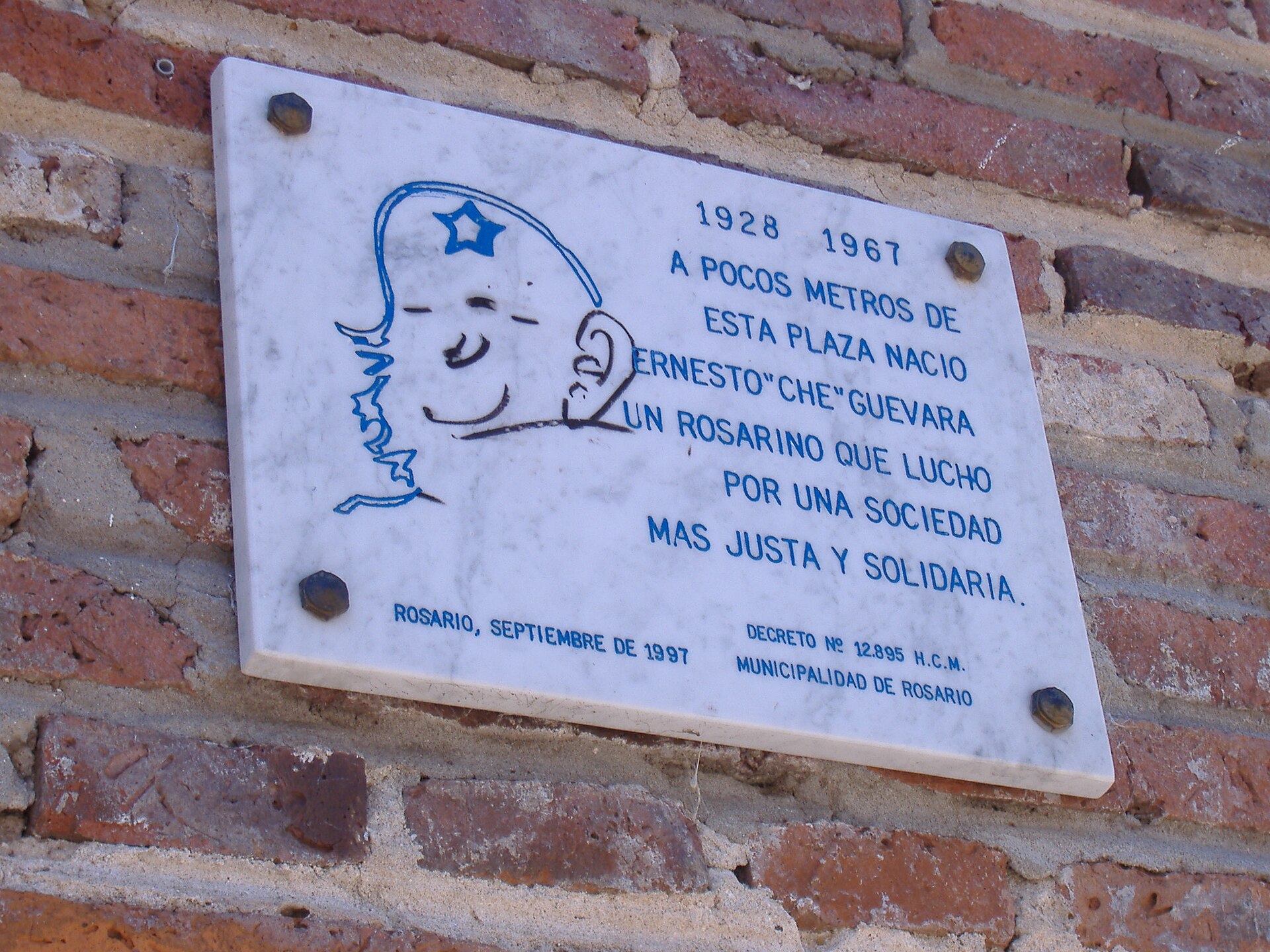 Edificio de la casa natal del Che Guevara en Rosario, Argentina