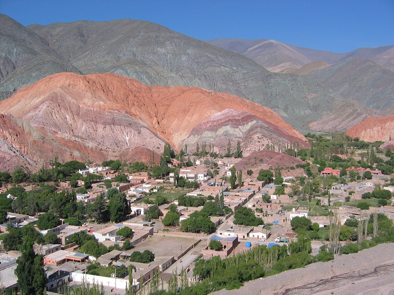 Cerro de los Siete Colores en Purmamarca, Quebrada de Humahuaca