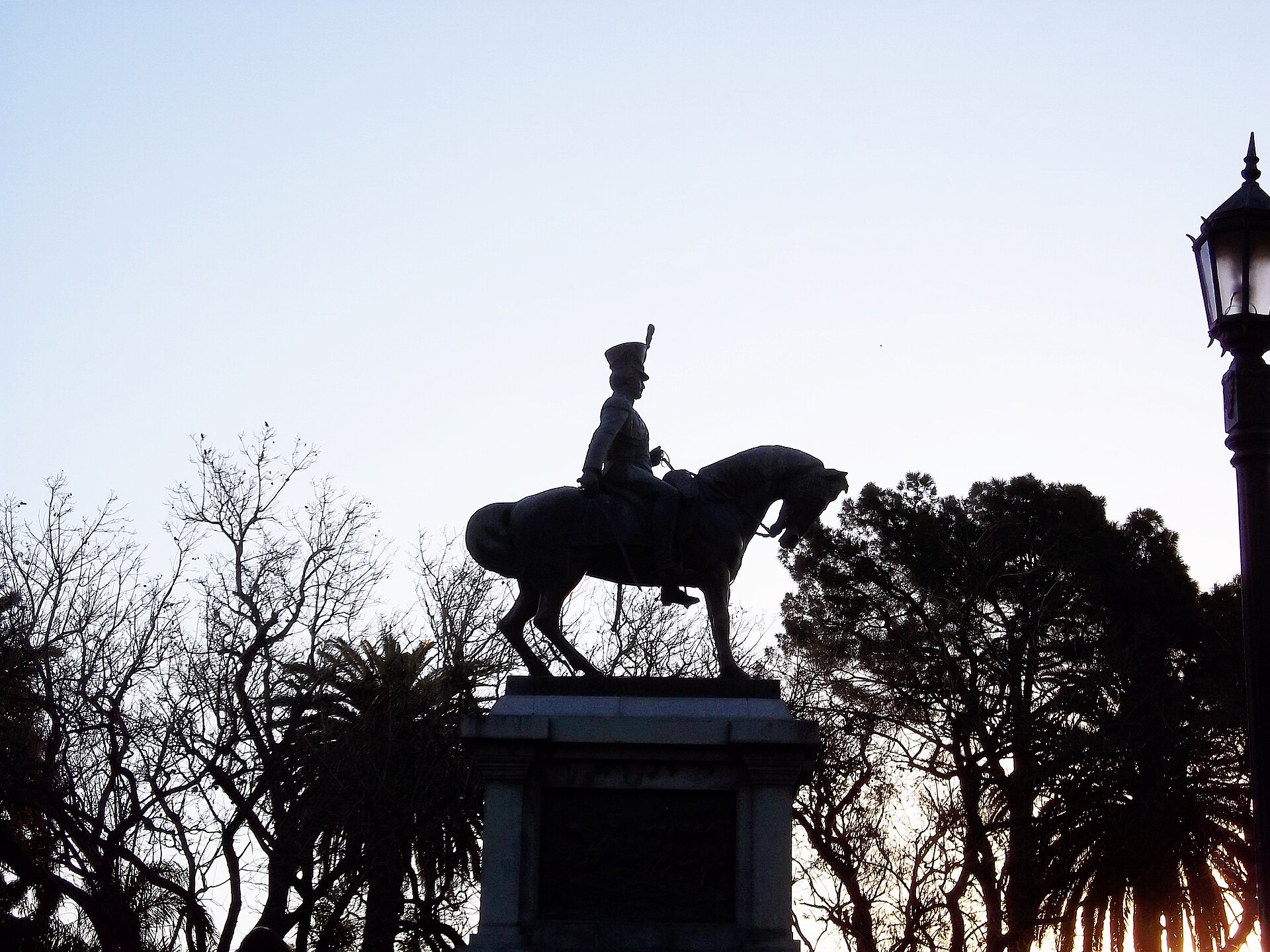 Plaza Pringles en San Luis capital, Argentina